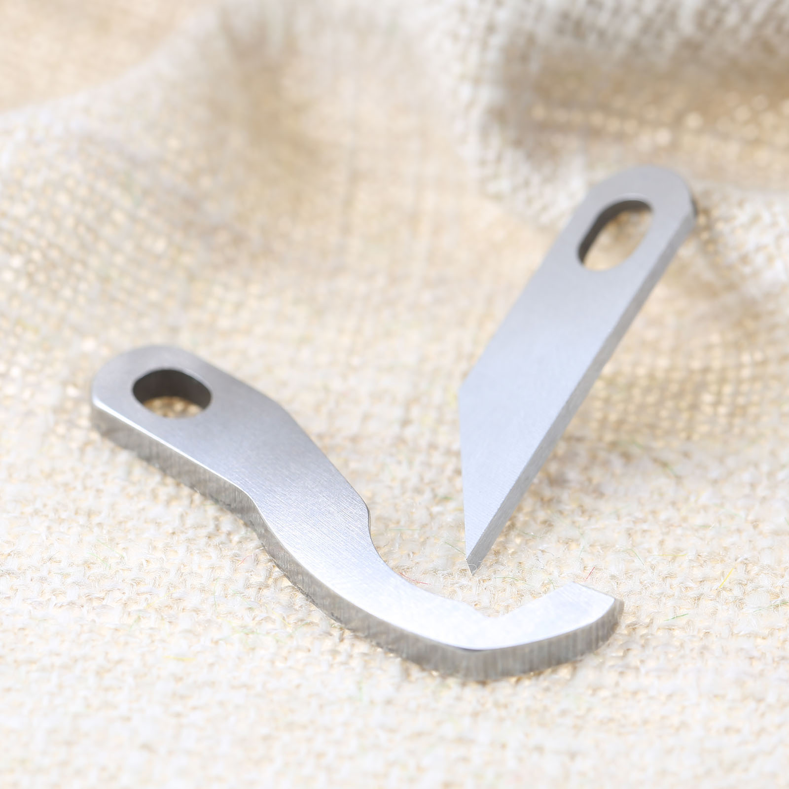 Textile Sewing Machines - Upper And Lower Blade Knife For