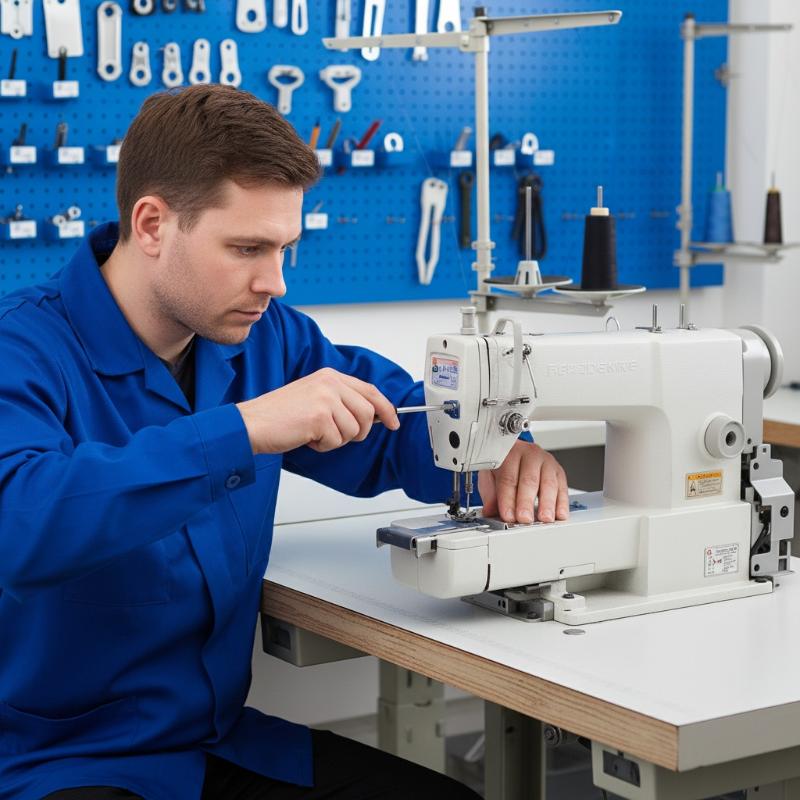Sewing In Textile Industry - Three Needle Five Thread Zigzag Foot