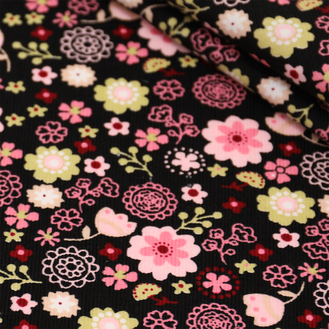 100% Cotton Floral Pattern Cor - Textile Sewing Patterns 评论和价格