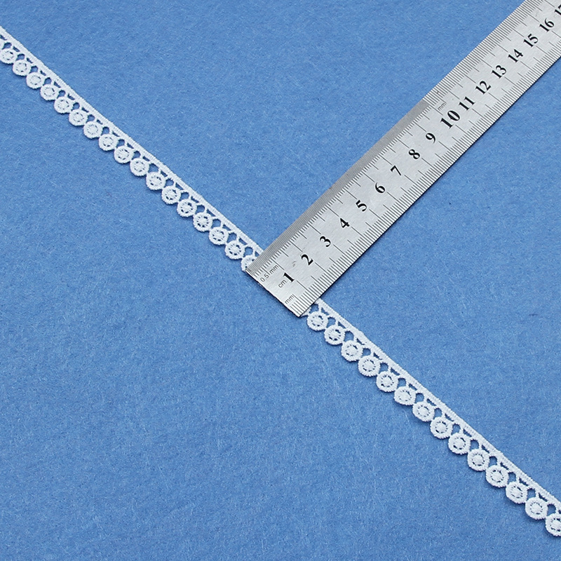 50Yds White Lace Ribbon Fabric - Sewing Eyelet Fabric 评论和价格