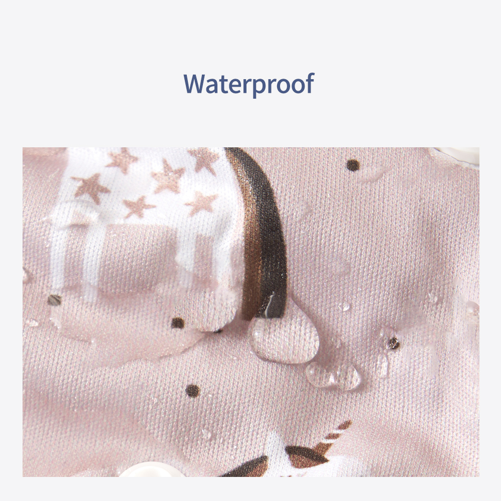 2PCS Waterproof Newborn Baby C - Sewing Recycle 评论和价格