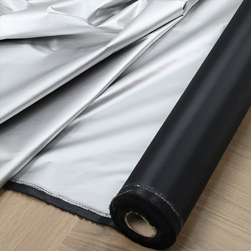 1m Black Silver Coated Blackou - Sewing Fabric 评论和价格