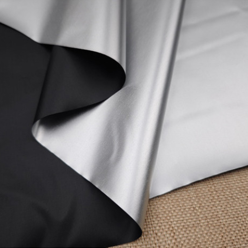 1m Black Silver Coated Blackou - Sewing Fabric 评论和价格