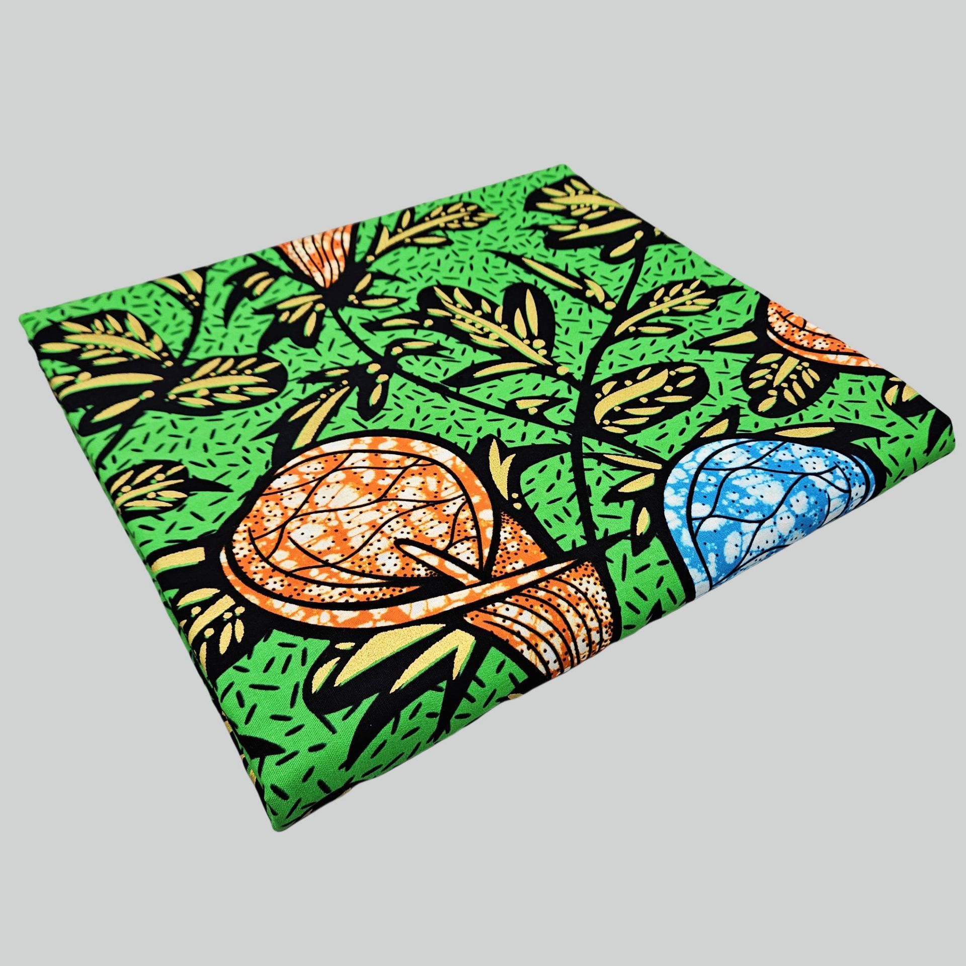 46Inch Wide 6Yards Long Cotton - Sewing Batik Fabric 评论和价格