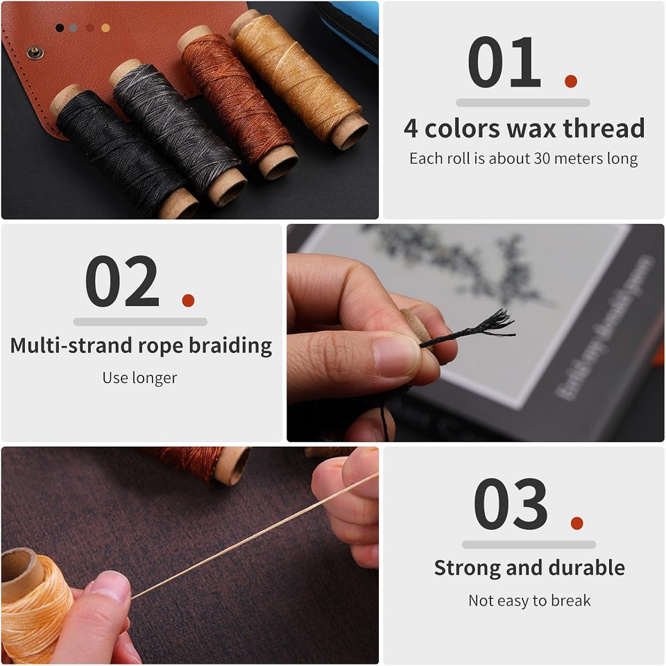 BUDDUR Leather Sewing Tools Ki - Textile Sewing Kit 评论和价格