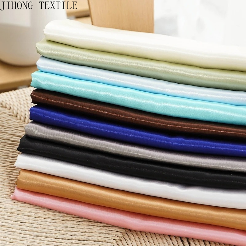 26 Colors Premium Satin Fabric - Textile And Sewing Materials 评论和价格