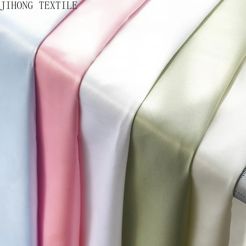 26 Colors Premium Satin Fabric - Textile And Sewing Materials 评论和价格