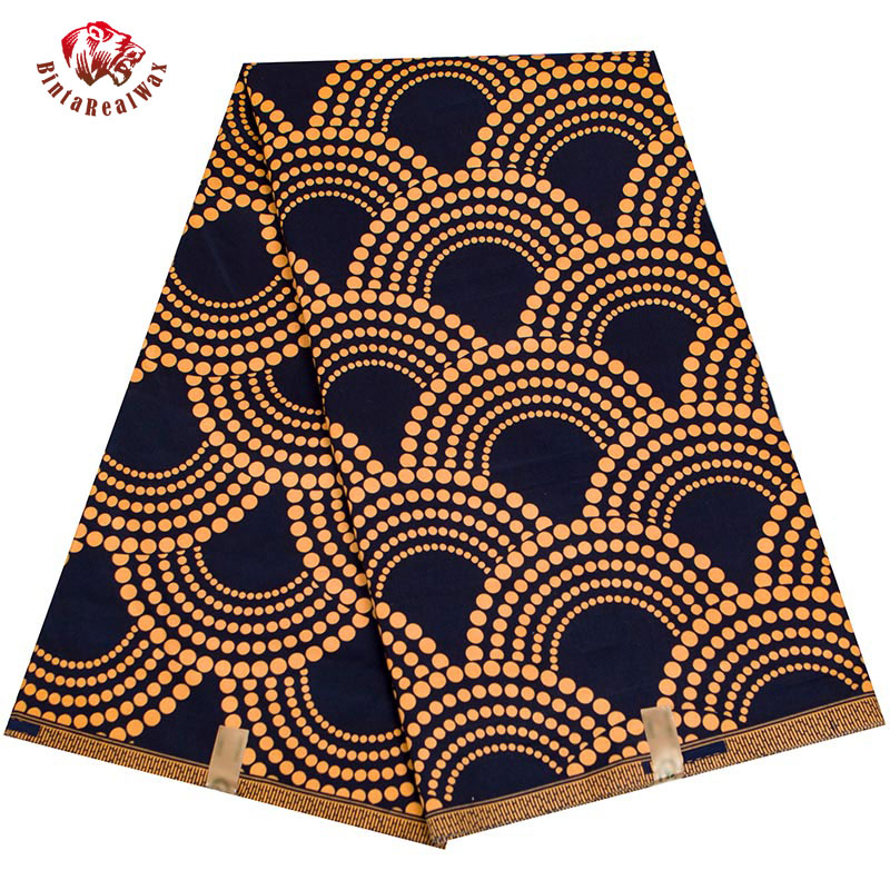 BintaRealWax African Fabric Fa - Sewing Batik Fabric 评论和价格