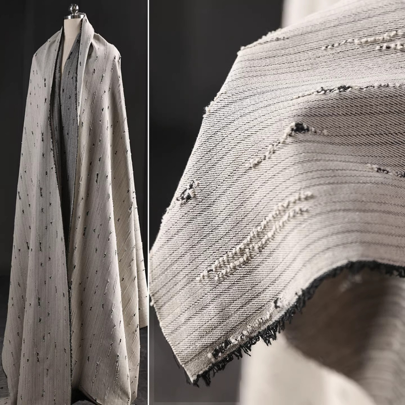 Striped Denim Cotton Jacquard  - Sewing Recycle 评论和价格