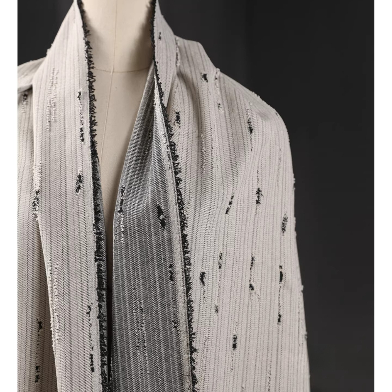 Striped Denim Cotton Jacquard  - Sewing Recycle 评论和价格