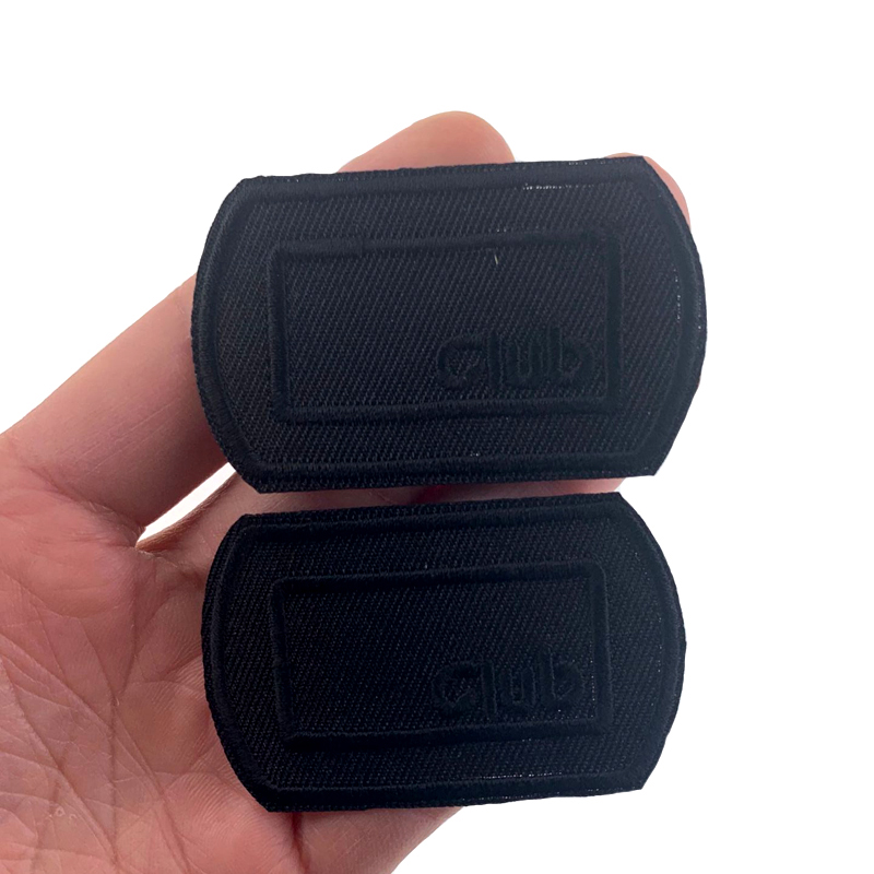 5Pcs Black Patches for Clothes - Velcro Sew On 评论和价格