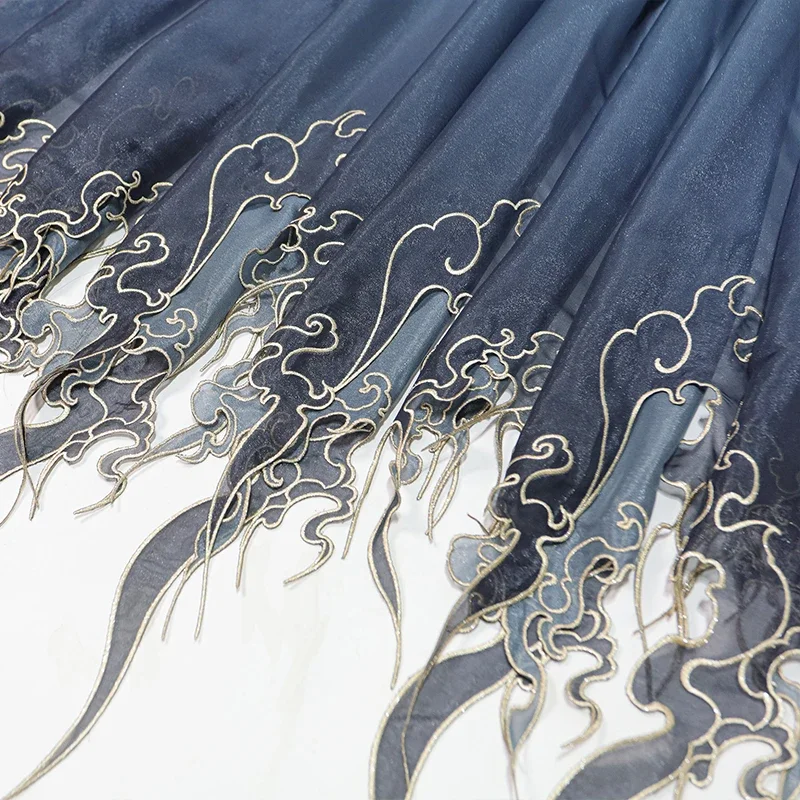 Chinese Style Embroidery Lotus - Sewing Fabric 评论和价格