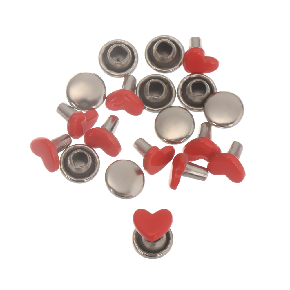 10Pcs Mini Metal Heart Eyelet  - Sewing Eyelet Fabric 评论和价格