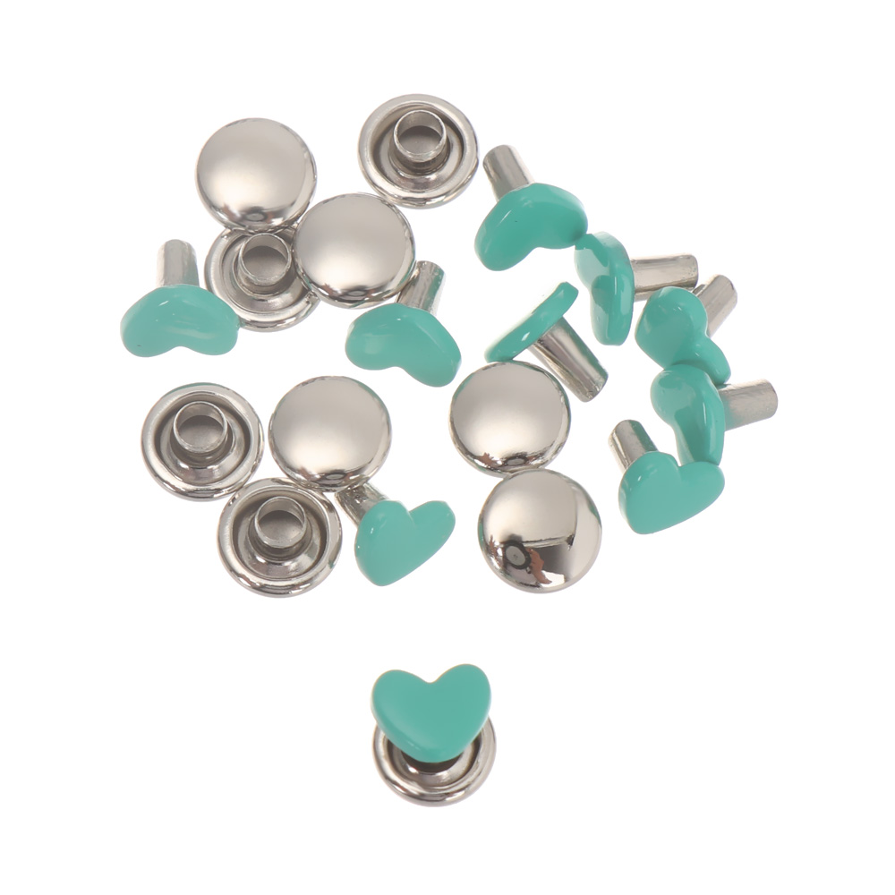 10Pcs Mini Metal Heart Eyelet  - Sewing Eyelet Fabric 评论和价格