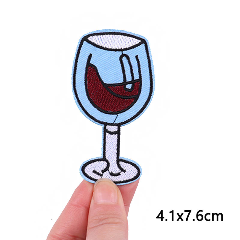 Wine Time Patches On Clothes E - Velcro Sew On 评论和价格