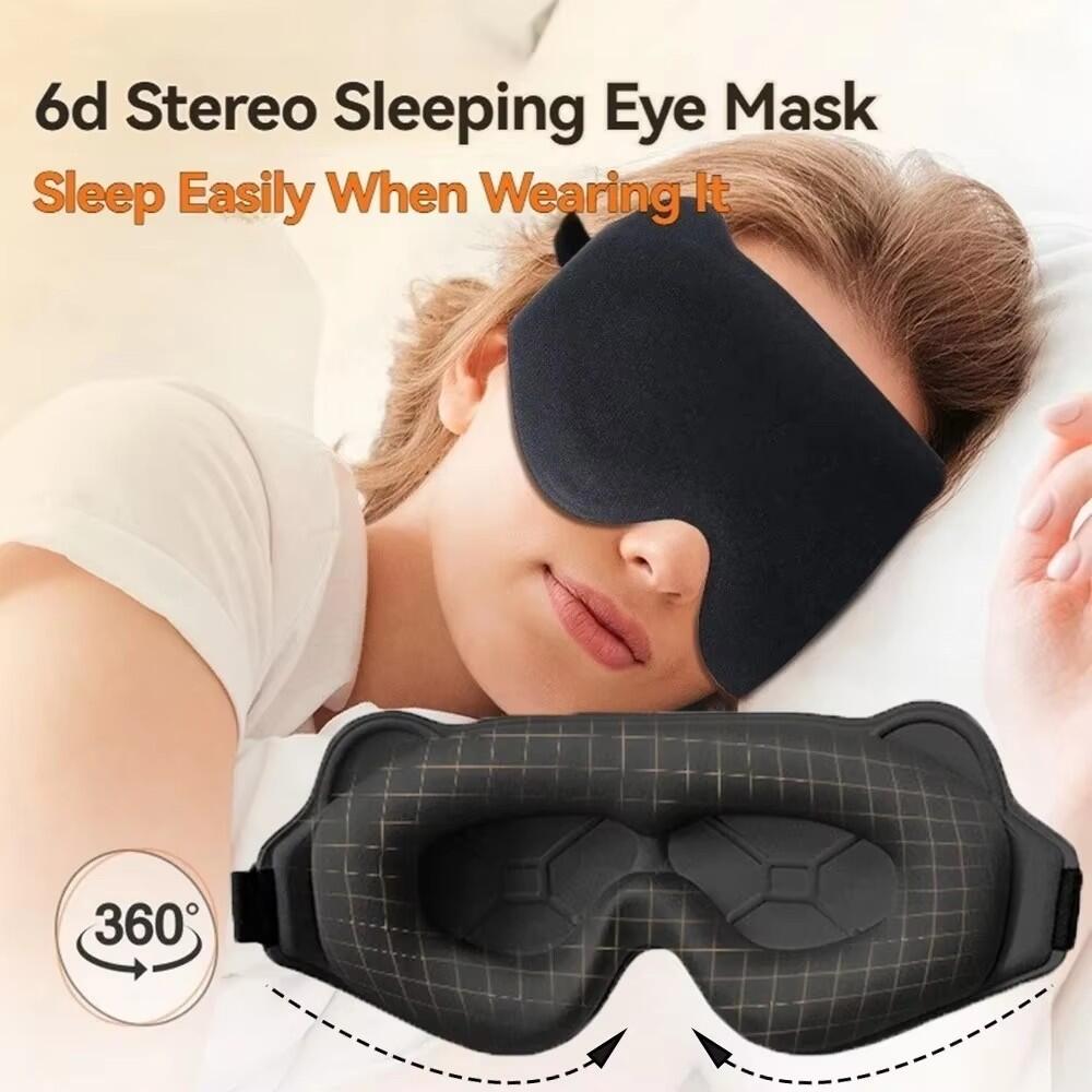 New 3D Sleep Eye Mask Stereosc - Sewing Cotton 评论和价格