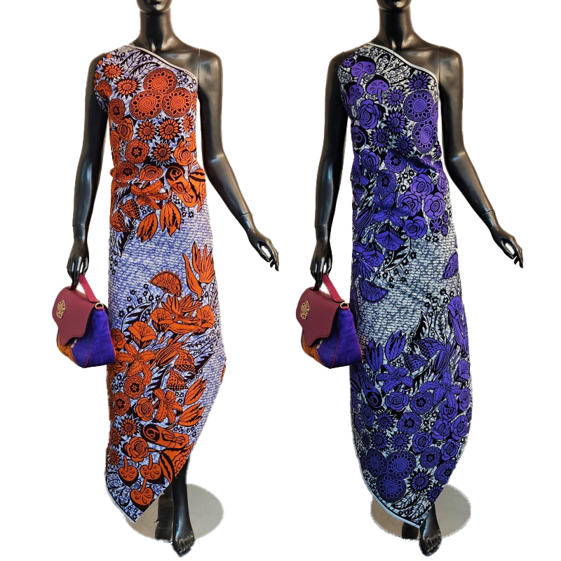 6Yards Long Cotton African Sty - Sewing Batik Fabric 评论和价格