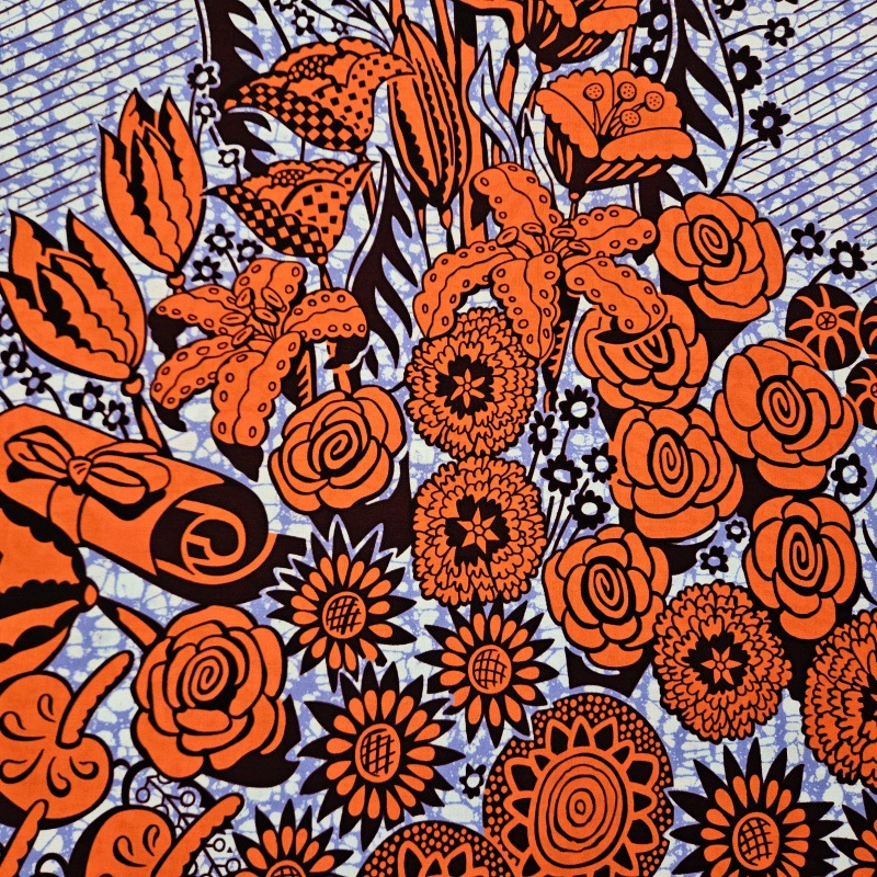 6Yards Long Cotton African Sty - Sewing Batik Fabric 评论和价格