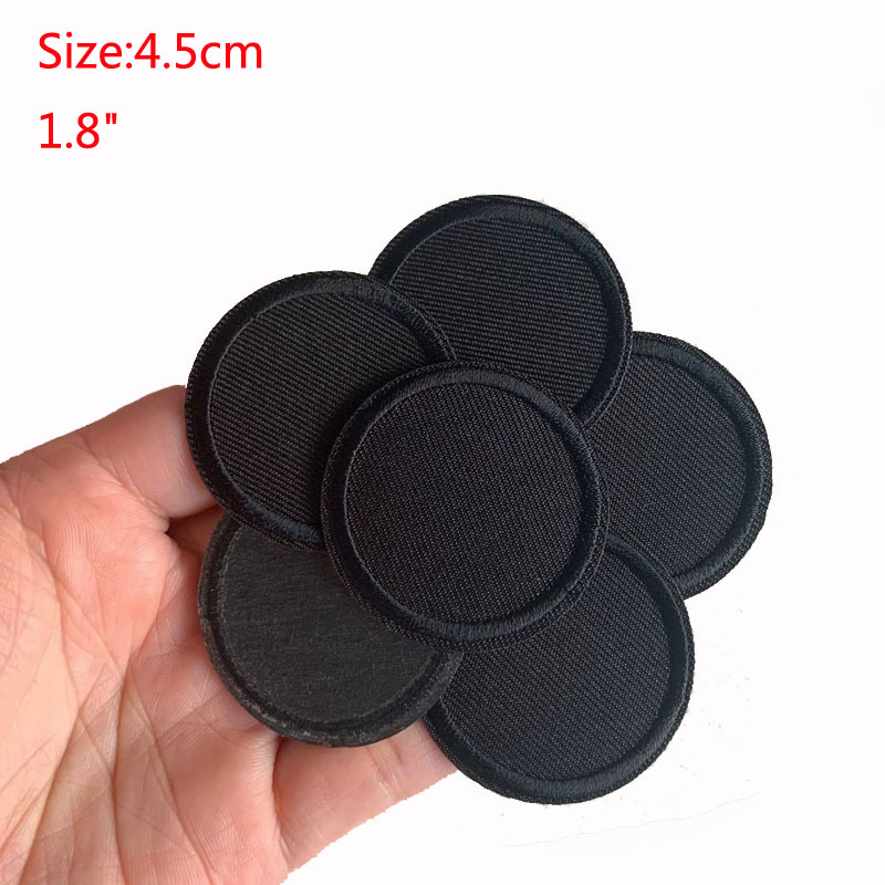 5Pcs Black Round Patches For C - Velcro Sew On 评论和价格