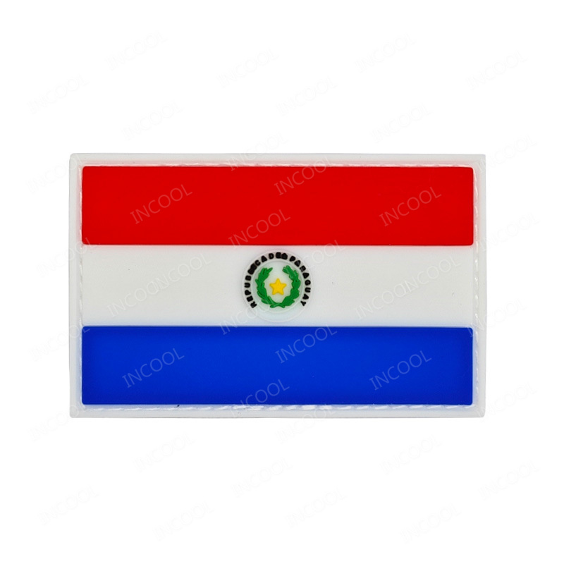 Paraguay Flag Embroidered Patc - Velcro Sew On 评论和价格