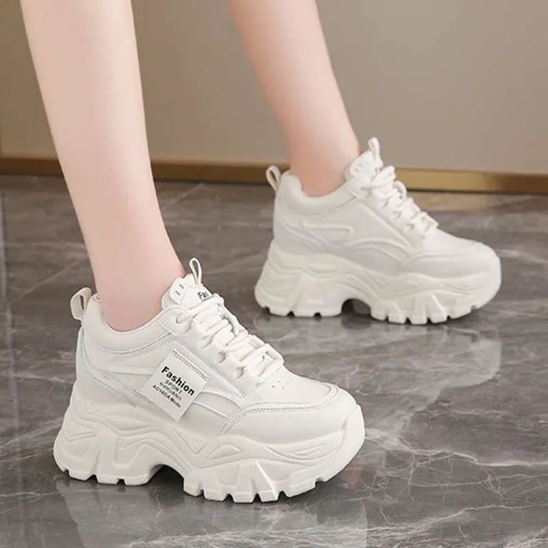 New Fashion Platform Sneakers  - Sewing Cotton 评论和价格