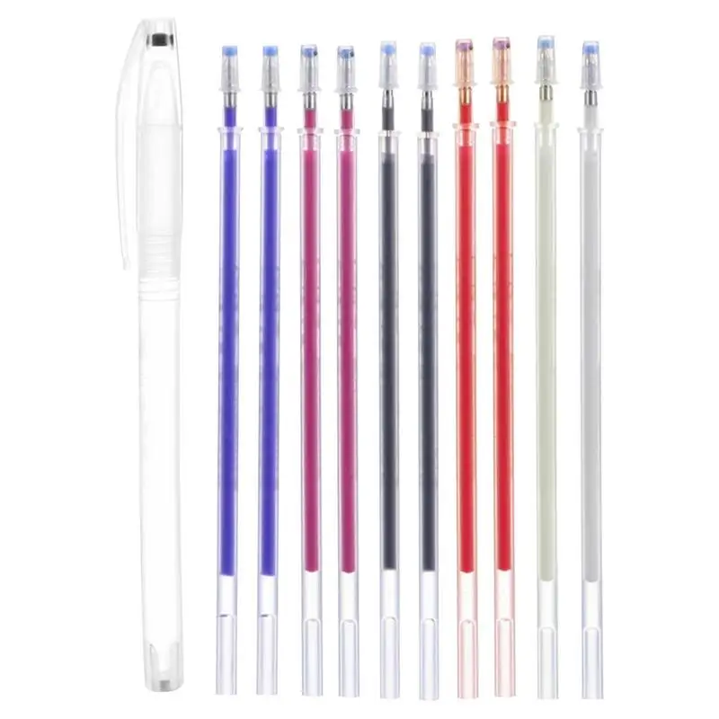 10Pcs Heat Erasable Magic Mark - Fabric Marking Pen 评论和价格