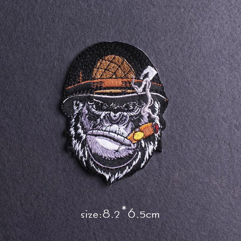 Hippie/Punk Patch Embroidery P - Velcro Sew On 评论和价格