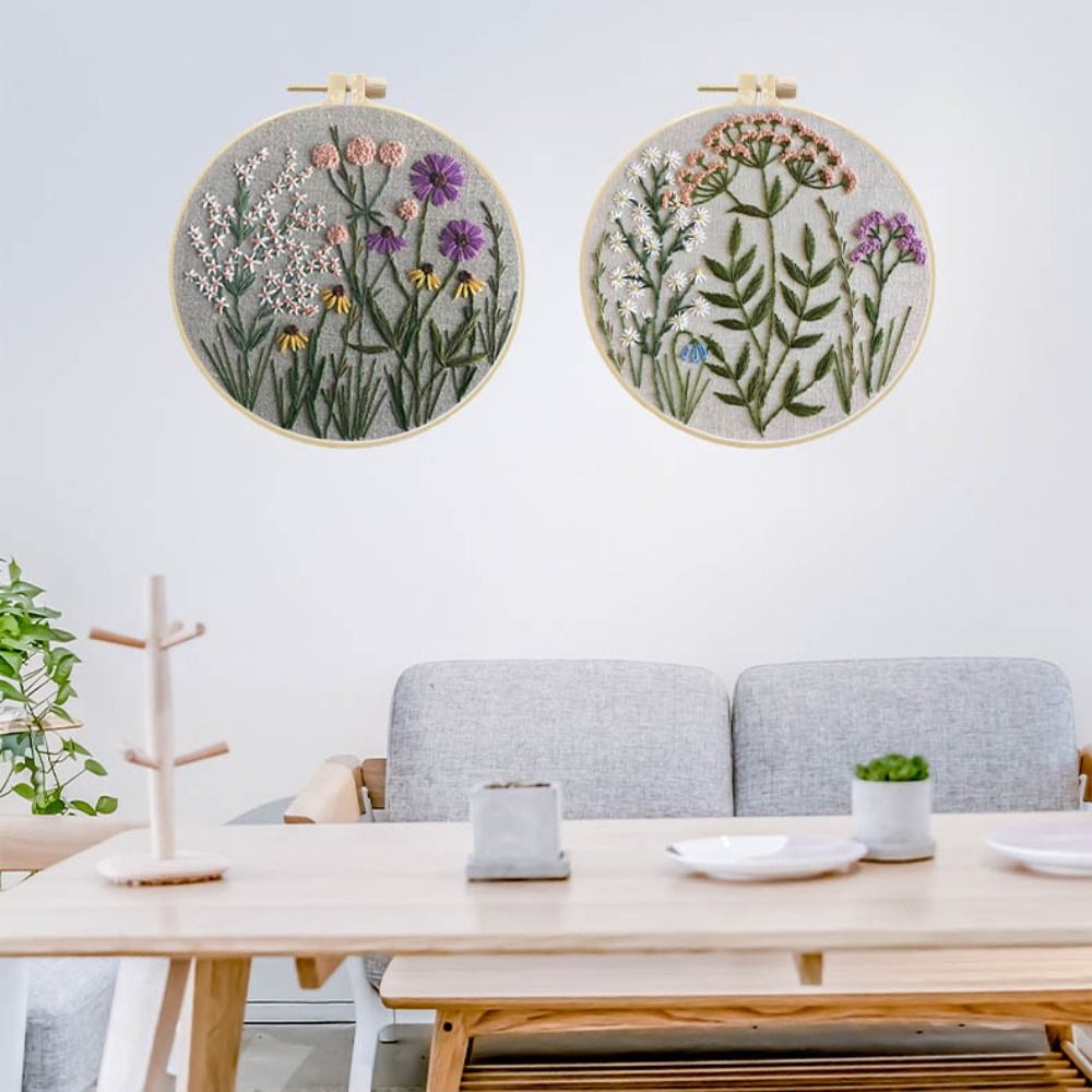 Flower Pattern DIY Embroidery  - Textile Sewing Patterns 评论和价格