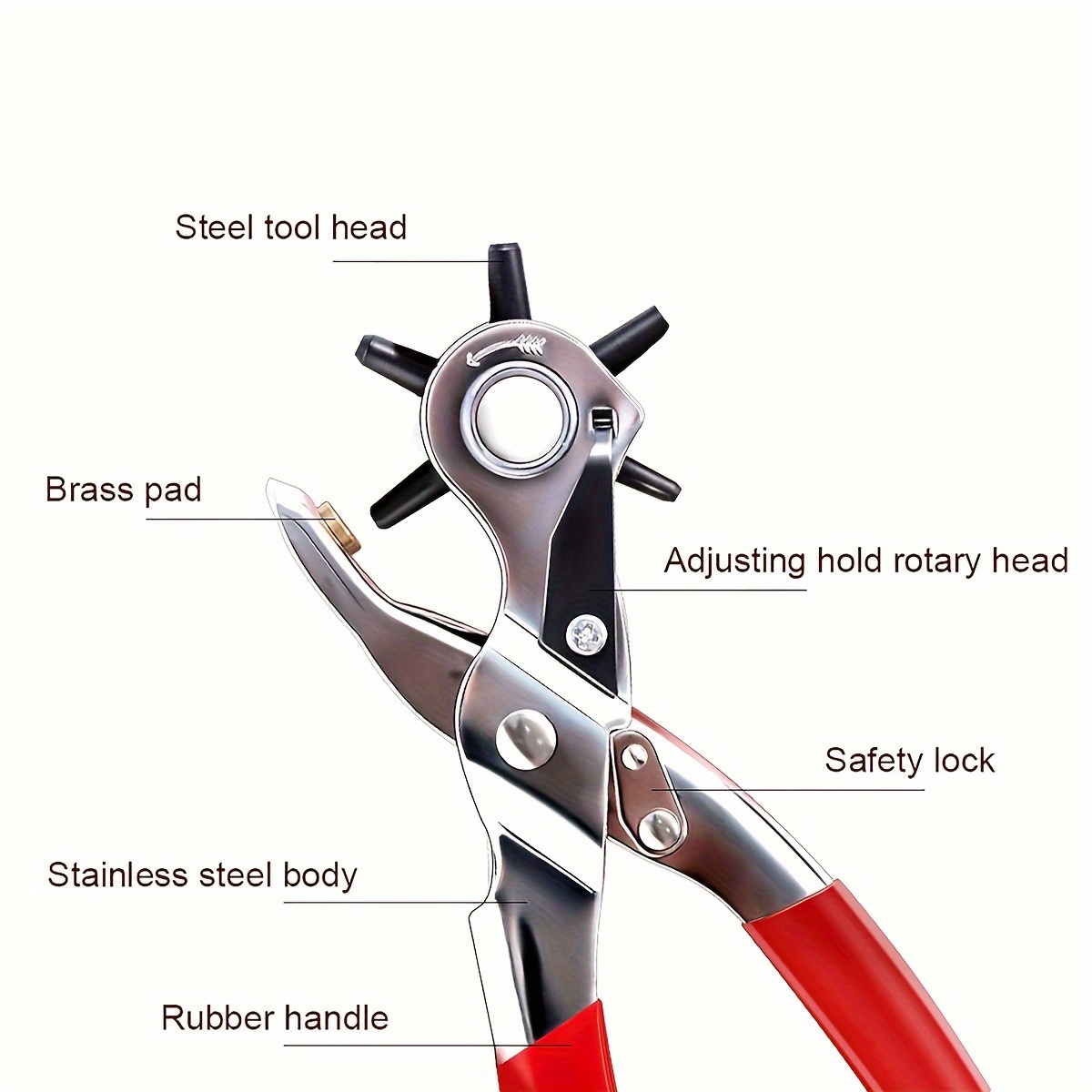 Leather Belt Hole Punch Plier  - Sewing Eyelet Fabric 评论和价格