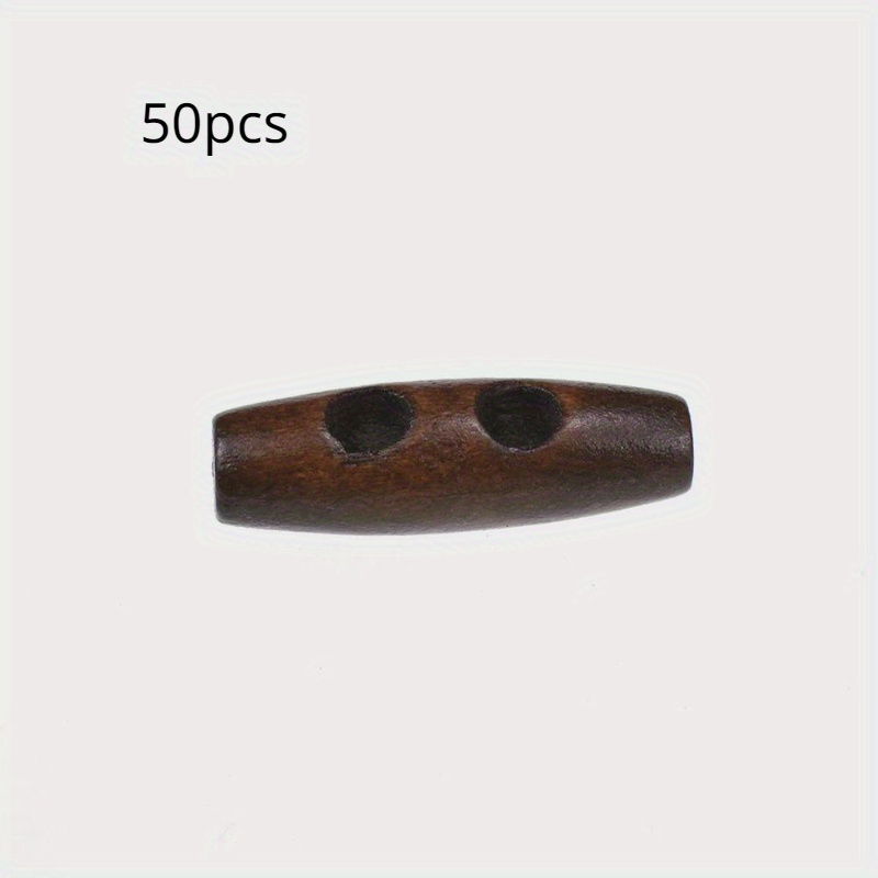 50pcs Recycled Wood Horn Toggl - Sewing Recycle 评论和价格