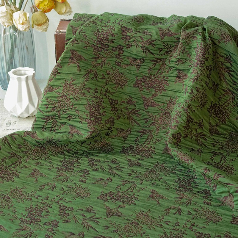 Plum Bamboo Magpie Pattern Rel - Sewing Fabric 评论和价格