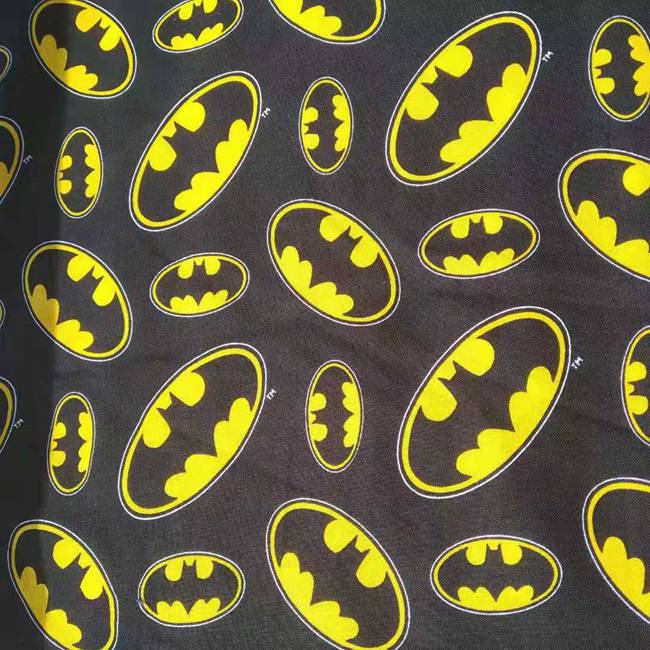 140cm Width Cartoon Batman Log - Textile And Sewing Materials 评论和价格