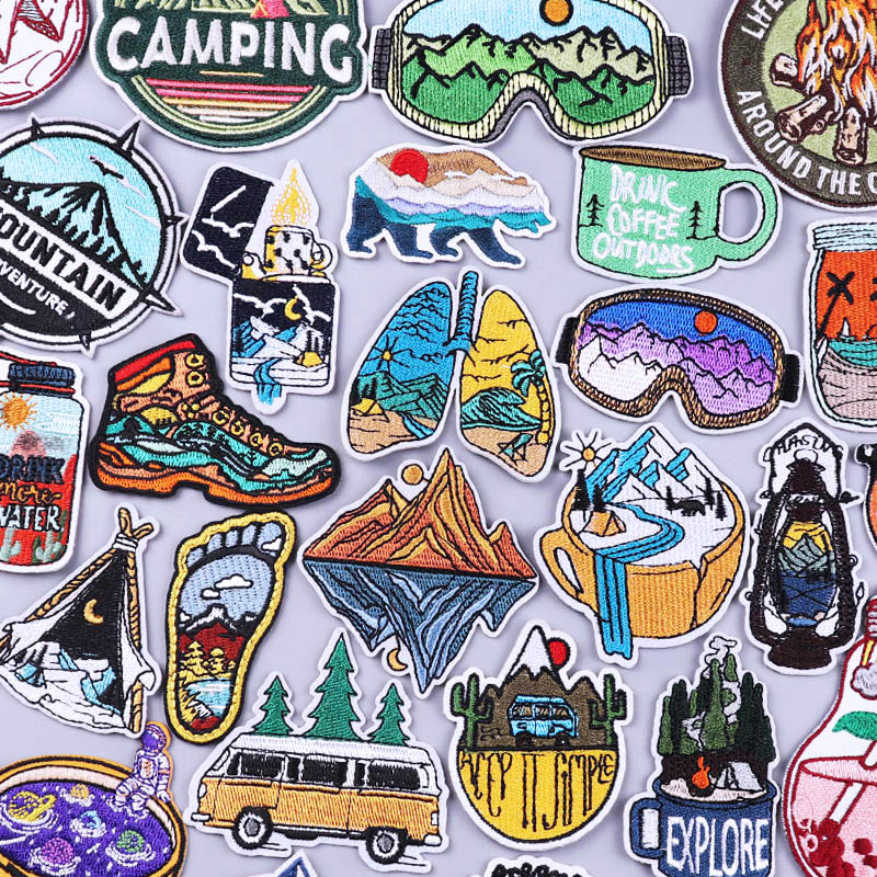 Outdoor Iron On Patches For Cl - Velcro Sew On 评论和价格
