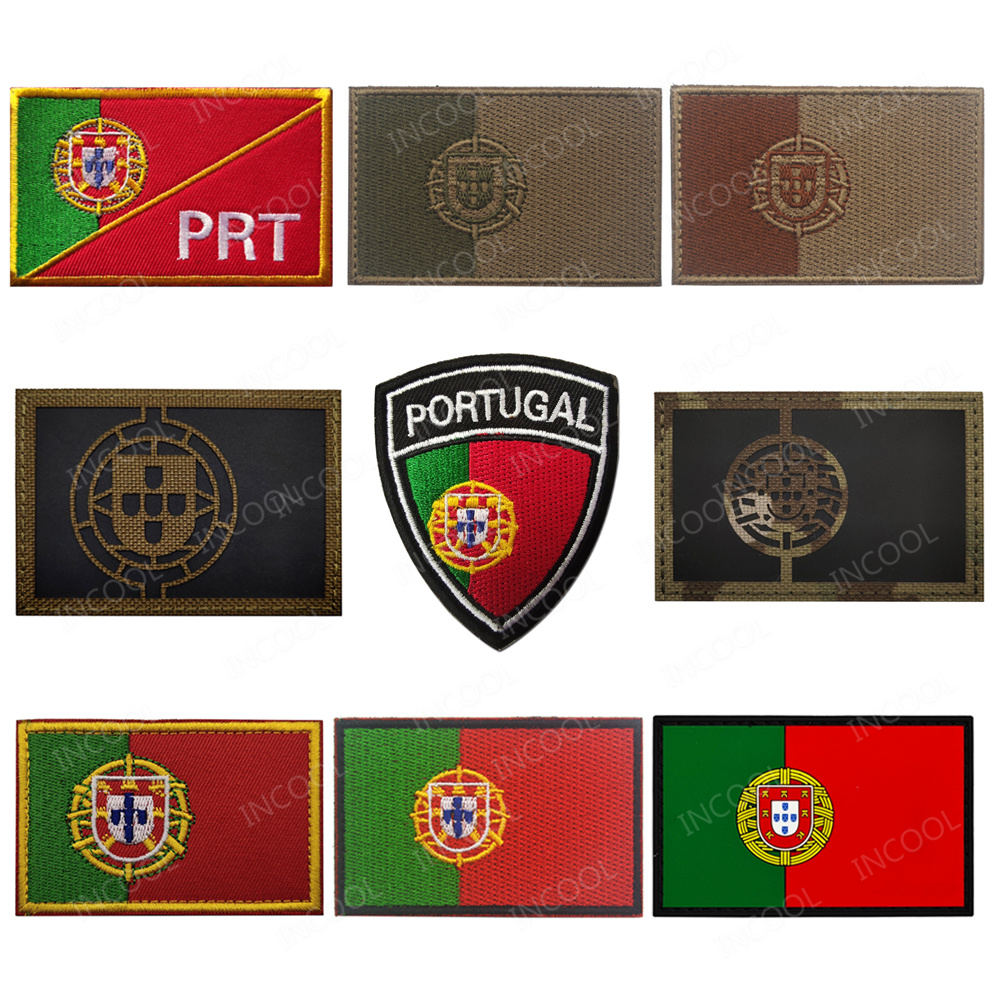 Portugal Flags Embroidered Pat - Velcro Sew On 评论和价格