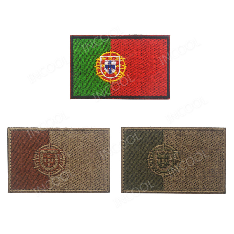 Portugal Flags Embroidered Pat - Velcro Sew On 评论和价格