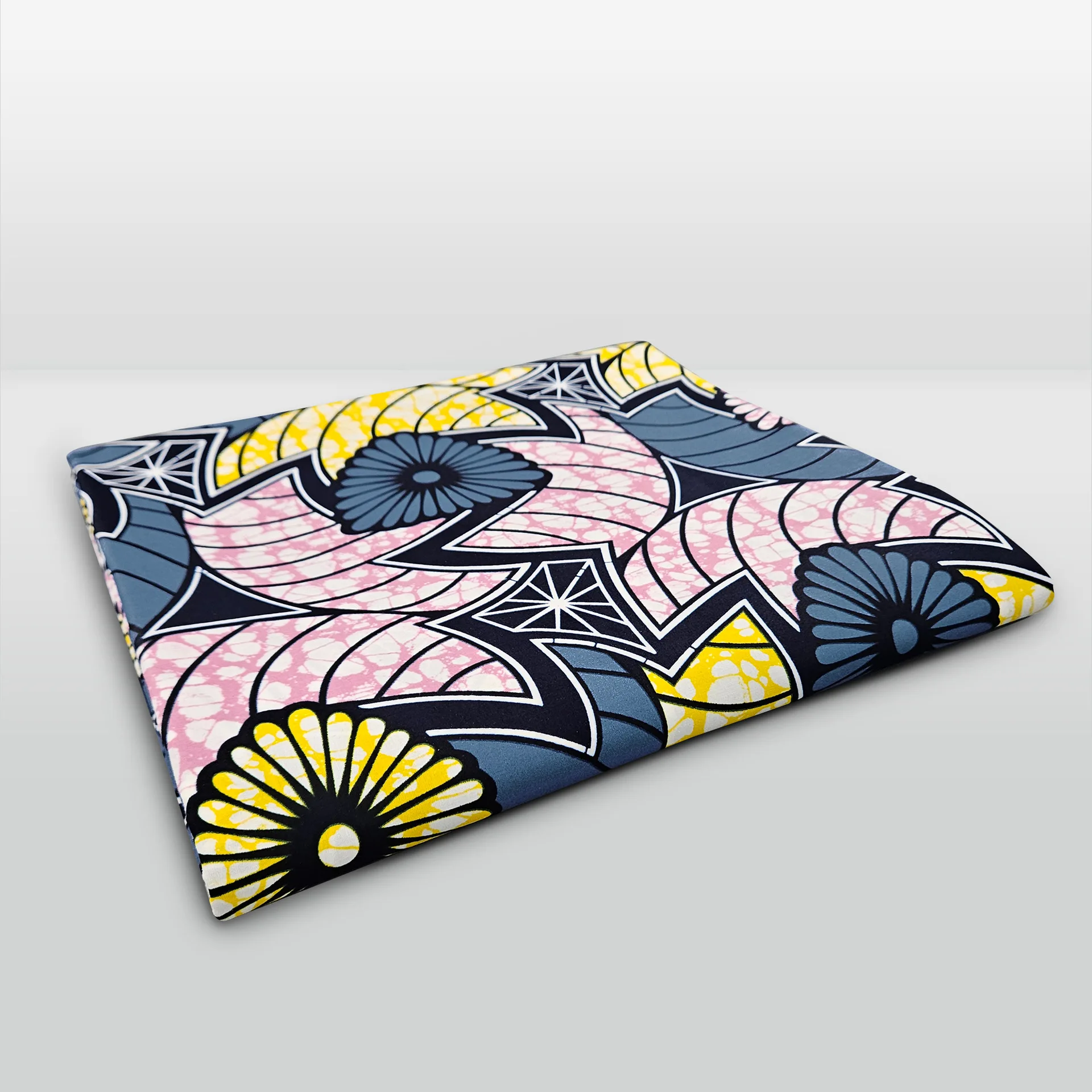 Cotton African Waxed Fabric Ye - Sewing Batik Fabric 评论和价格