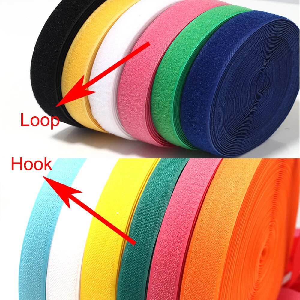 5Meter/Pair Colorful Non-adhes - Velcro Sew On 评论和价格