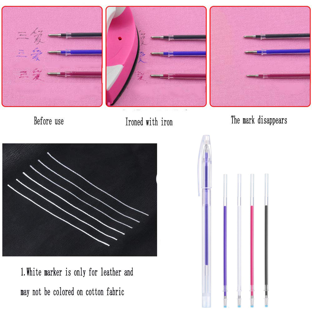 100Pcs Heat Erasable Pens Refi - Fabric Marking Pen 评论和价格