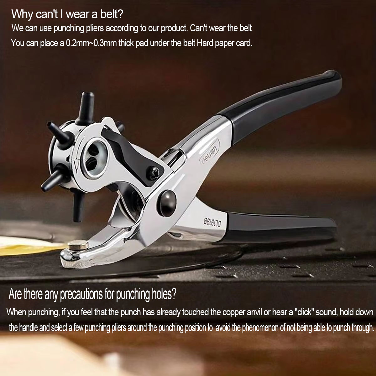 1pc-Belt Punch Pliers Leather  - Sewing Eyelet Fabric 评论和价格