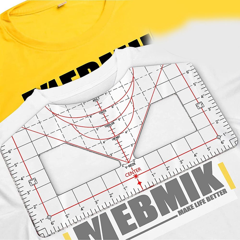 Tshirt Ruler Guide for Vinyl A - Sewing Tt 评论和价格