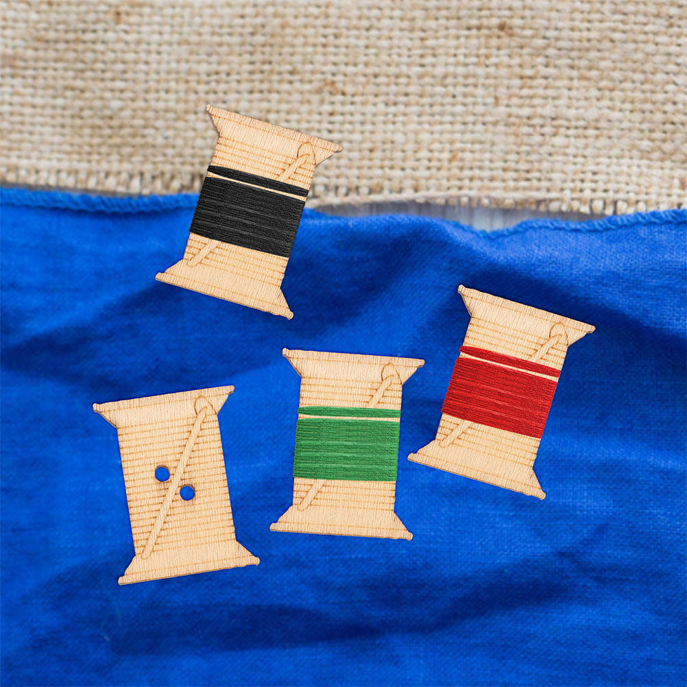 100Pcs Wooden Sewing Machine T - Sewing Machine Yarn 评论和价格