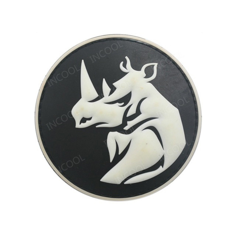 Rhino Head PVC Patch Tactical  - Velcro Sew On 评论和价格