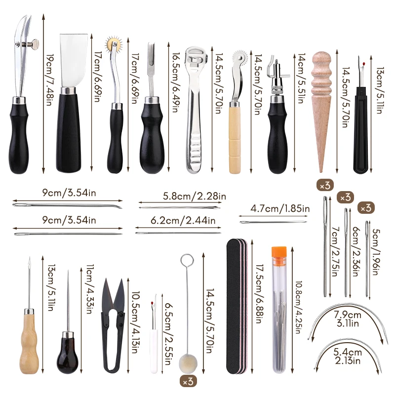 KRABALL Professional Leather C - Textile Sewing Kit 评论和价格