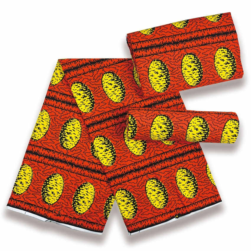 6yards Latest African Wax Fabr - Sewing Batik Fabric 评论和价格